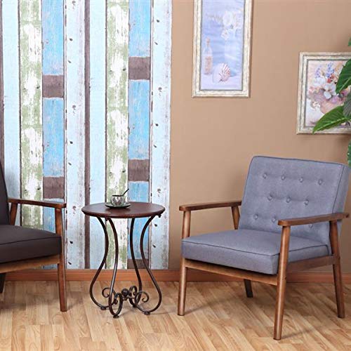 75x69x84CM Meeting Waiting Room Confere400 lbs League Executive Guest Chair Guest Reception Chairs Wooden Lounge Chair Mid-Century Chair Retro Accent Single Sofa Chair Seat Office Executive Side Chair