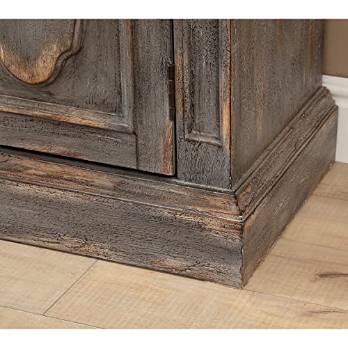 Coast to Coast Imports Sicily Aged Blue Rub Credenza