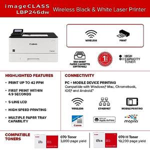 Canon imageCLASS LBP246dw Wireless Duplex Laser Printer