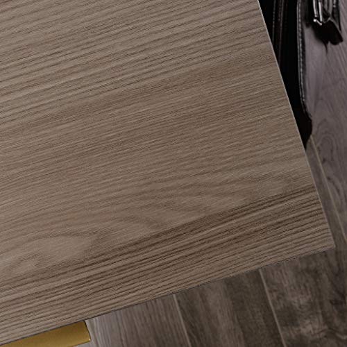 Sauder 423302 International Lux L-Desk, Diamond Ash Finish