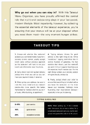 Takeout: Organizer