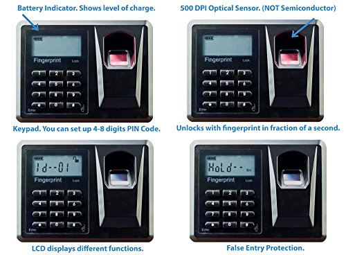 Viking Security Safe VS-25DBLX Depository Biometric Safe Fingerprint Safe Small Drop Slot Safe