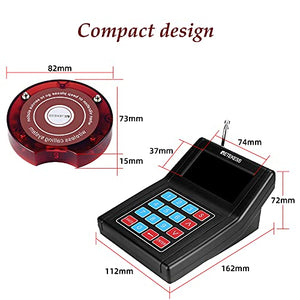 Retekess Fast Food Pager System with 30 Coaster Pagers