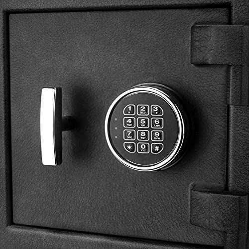 BARSKA AX13718 Digital Multi-User Keypad Security Depository Drop Safe with Front Load for Cash, Money, Mail, Business