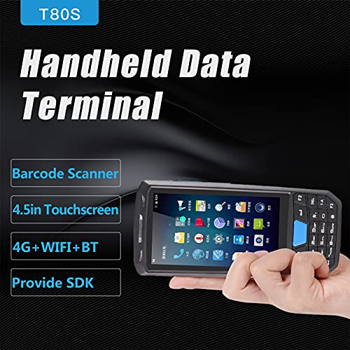 XIXIAN Handheld PDA Terminal with Android 9.0, 1D/2D/QR Barcode Scanner, 4G WiFi, BT, 4.5" Touchscreen
