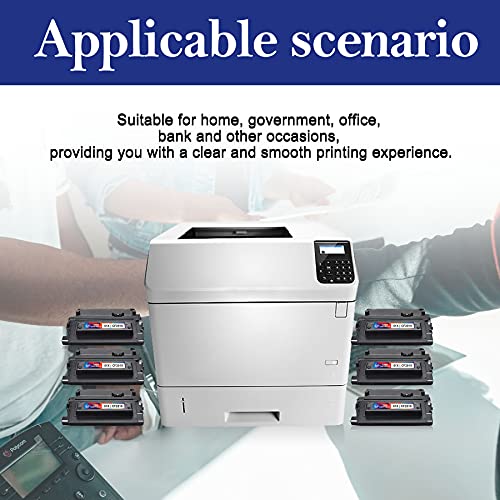 [6 Pack,Black] 81X | CF281X High Yield Compatible Toner Cartridge Replacement for HP Enterprise M604n M604dn M606x Flow MFP M630z M606 Series M630 MFP Managed M605 MFP M630 Series M630dn MFP Printer