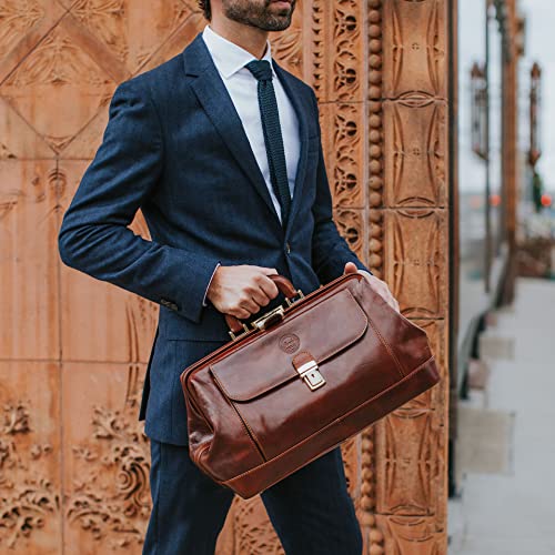 Cenzo Leather Doctor Bag