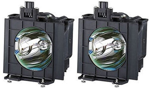Replacement Lamp for Panasonic PTDW5100 DLP Video Projector Assembly OEM Compatible Twin-Pack Bulbs
