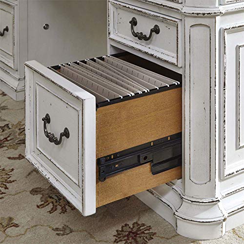 Liberty Magnolia Manor White 5 Piece Desk Set