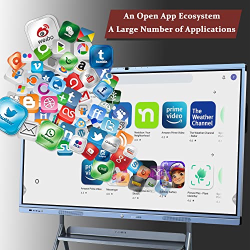 JYXOIHUB Smart Board Collaboration Hub, 65 Inch 4K Digital Whiteboard with Dual System and 20MP Camera