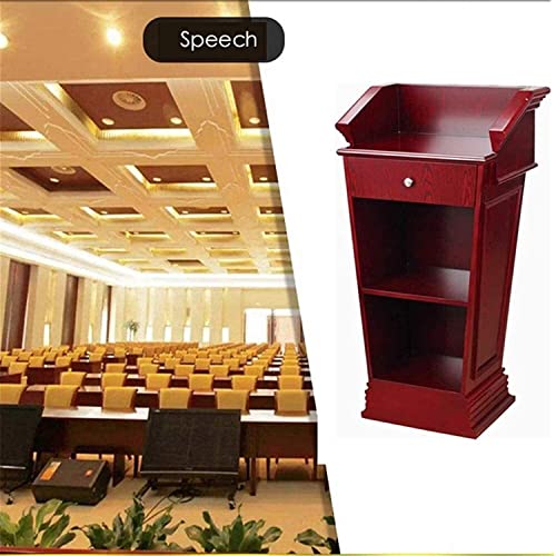Standing Lectern Podium Solid Wood Conference Reception Desk