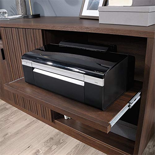 Sauder Englewood Credenza, Spiced Mahogany Finish