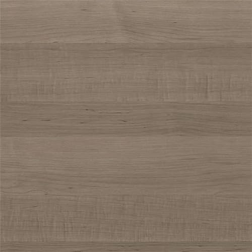 Pemberly Row Contemporary 60W Hutch in Ash Gray - Engineered Wood