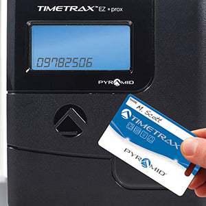 Pyramid TimeTrax TTEZ Prox (PPDLAUBKN) Automated Proximity Time Clock System with Software - Made in USA