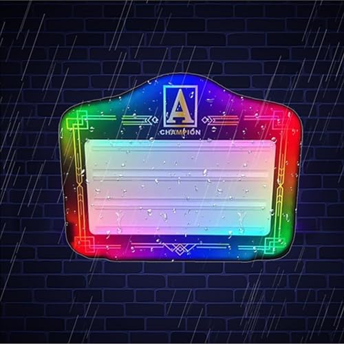 JOSKAA Handheld LED Club Bottle Presenter with Custom Message and Logo Board