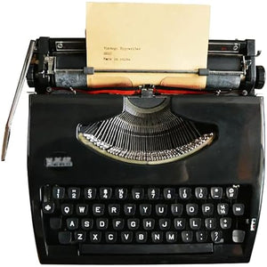 PODEC Vintage Typewriter with Carry Case - Retro Old-Fashioned Manual Typewriter