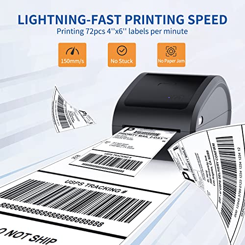 Thermal Shipping Label Printer, Itari 4x6 Label Printer for Shipping Packages & Small Business, Desktop Label Printers Compatible with USPS, FedEx, UPS, Amazon, Ebay, Etsy, Thermal Label Printer