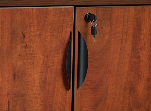 Regency Legacy Cherry 72" Stand Side Set with Lateral File and Storage Cabinet