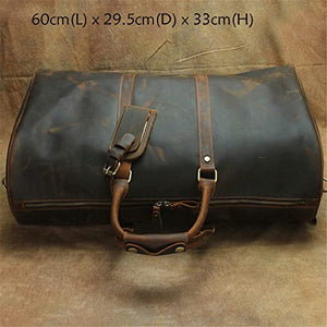 WFJDC Large Capacity Travel Bag Men's Bag Luggage Bag Business Travel Large Bag Oblique Cross Handbag Tide (Color : A, Size : 60cm(L) x 29.5cm(D) x 33cm(H))