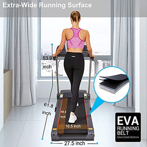 Treadmill for Home with Incline 12 preset Programs Treadmill with Heavy Weight Capacity 3.0HP Electric Folding Treadmill with App Control Walking Jogging Running Machine with Bluetooth Speaker