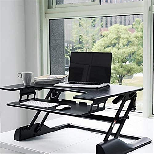 WYKDL Ergonomic Standing Desk Converter - Adjustable Lifting Board & Workstation