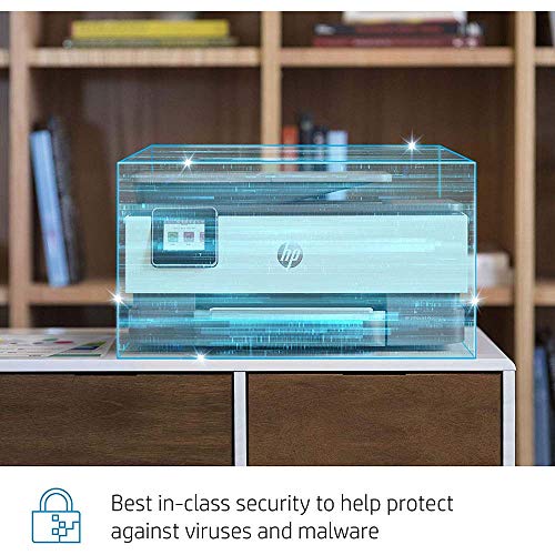 HP OfficeJet Pro 8025 All-in-One Wireless Smart Printer for Home & Office with Alexa 1KR57A Print, Scan, Copy, Fax, Mobile Functions Bundle with DGE USB Cable + Small Business Productivity Software