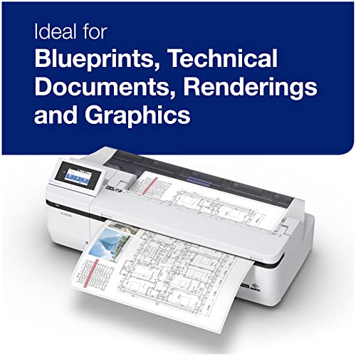 Epson SureColor T3170M 24" Ultra-Fast, Compact Printer, Integrated Wireless & Wi-Fi Direct connectivity, 24” Wide 600dpi Scanner, CAD, Blueprints, Engineering, Graphics, Multifunction, Plotter