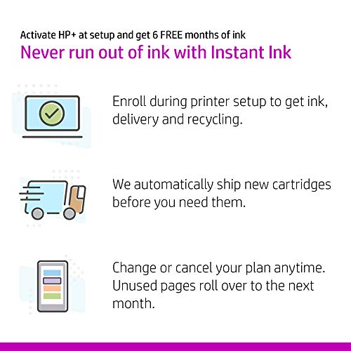 HP OfficeJet Pro 9015e All-in-One Wireless Color Printer for home office, with bonus 6 months free Instant Ink with HP+ (1G5L3A)