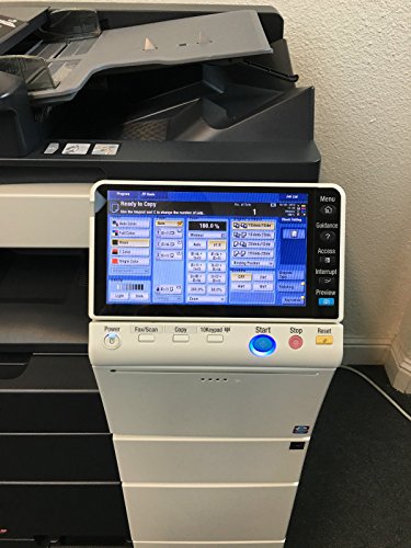 Konica Minolta Bizhub C554 Color Copier Printer Scanner Stitch Low Meter 158k