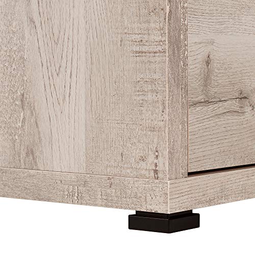 Monarch Specialties L-Shaped Corner Left or Right Facing Home & Office Computer Desk, 60"L, Taupe Reclaimed