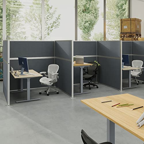VERSARE Hush Panel Cubicle Kit | Sound Dampening Workstation Partition Walls