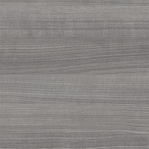 Home Square Platinum Gray 5 Shelf Engineered Wood Bookcase Set (Set of 2)