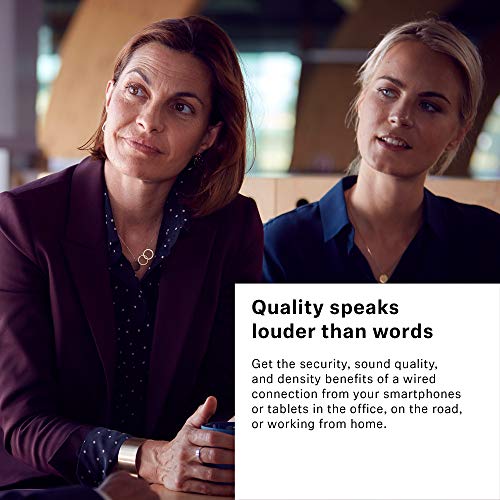 Sennheiser SC 665 (507256) - Double-Sided Business Headset | For Mobile Phone and Tablet Connection | with HD Sound & Ultra Noise-Cancelling Microphone (Black)