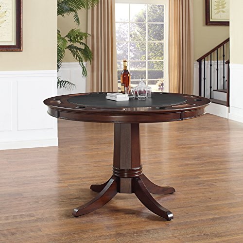 Crosley Furniture KF14003-RM Reynolds Game Table, Rustic Mahogany