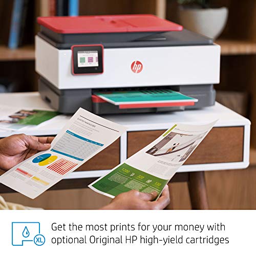 HP OfficeJet Pro 8035 All-in-One Wireless Printer - Includes 8 Months of Ink, HP Instant Ink, Works with Alexa - Coral (4KJ65A)