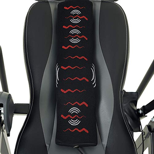 Prevention Inversion Table UL Certified with Heat and Massage Therapy, Grey/Light Blue