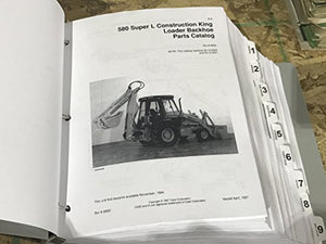 Case 580L/590L/580 590 Super L Loader Backhoe Service Manual & Parts Catalog