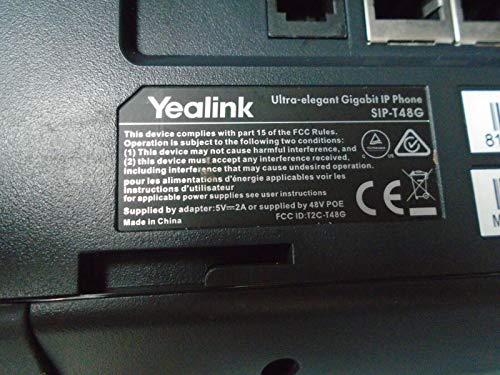 Yealink SIP-T48G 6-Line Ultra-Elegant 7-inch IPPhone VOIP Bluetooth PoE