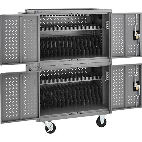 Chromebooks Laptops and iPad Tablets Charging Cart, 32-Device Capacity