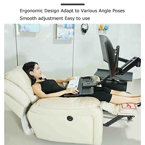 ASUMUI Computer Display Floor Stand Rotation Mobile Cart Rack