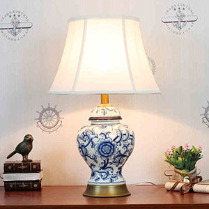 505 HZB Modern Bedroom Bedside Lamp Ceramic Room Desk Lamp