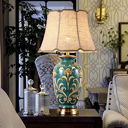 WAOCEO Traditional Ceramic Table Lamp