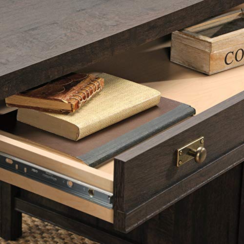 Sauder 422976 Costa Executive Desk, Coffee Oak Finish