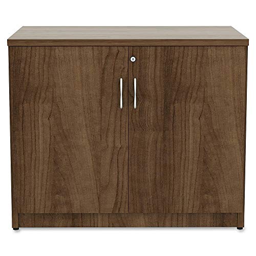 Lorell 69999 Essentials Storage Cabinet, 29.5" x 36" x 22.5", Walnut