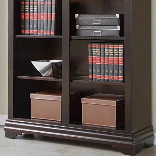 Martin Furniture Beaumont Double Open Bookcase - Fully Assembled