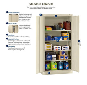 Tennsco TNN7214PY Combination Wardrobe/Storage Cabinet