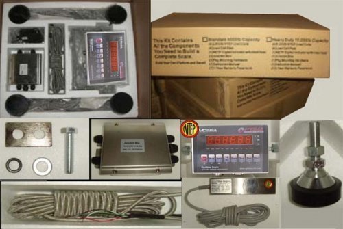Optima Scale OP-720-10K Build It Yourself 10,000 LBS Floor Scale Package (Everything You Need For A Floor Scale Except The Platform)
