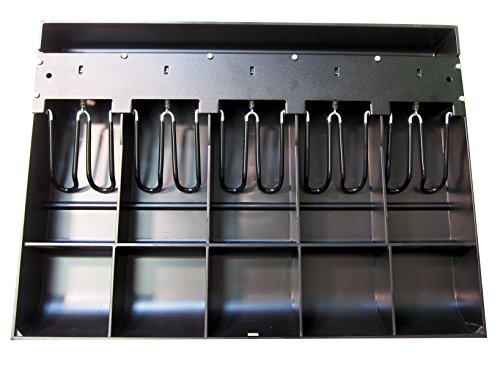 APG JD554A-BL1816-C Heavy-Duty Stainless-Steel-Front Cash Drawer with USBPro II USB Interface, 18 x 4.2 x 16.7", Black
