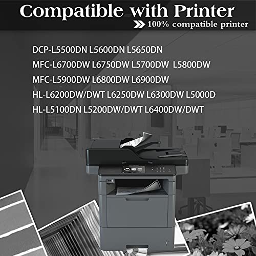 4-Pack Compatible Toner Cartridge Replacement for Brother TN880 TN 880 to use with HL-L6200DW HL-L6200DWT MFC-L6700DW HL-L6250DW HL-L6300DW HL-L6400DW HL-L6400DWT MFC-L6750DW Printer