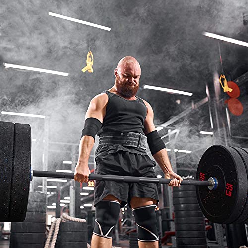 PAPABABE Olympic Barbell 7 foot 1500LB Capacity barbell Weightlifting Bar 2 Inch Barbell, for Weightlifting, Powerlifting and Crossfit